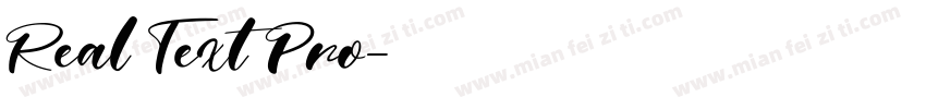Real Text Pro字体转换